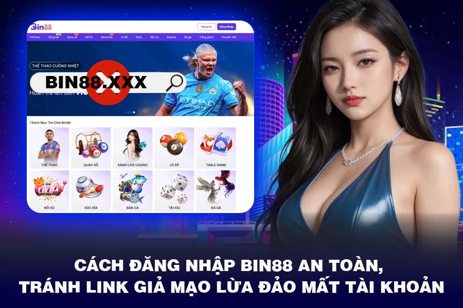 Cách Đăng Nhập Bin88 An Toàn, Tránh Link Giả Mạo Lừa Đảo Mất Tài Khoản