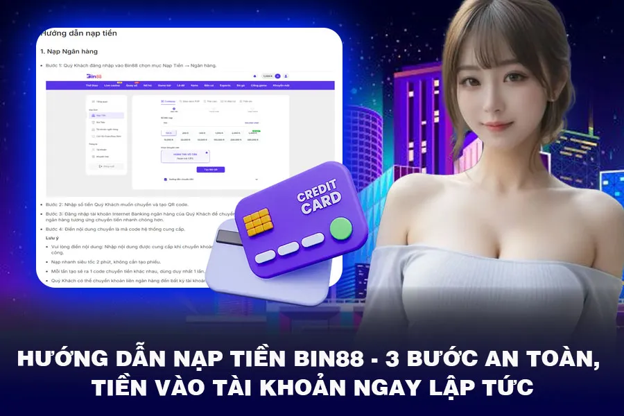 3 Bước An Toàn, Tiền Vào Tài Khoản Ngay Lập Tức